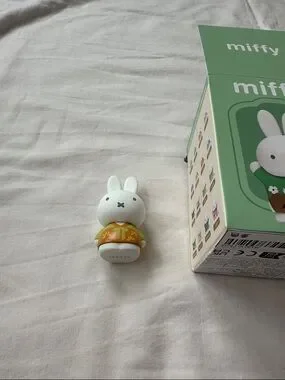 miffy | Other | Miffy White Bunny Figure With Green Box And Orange ...